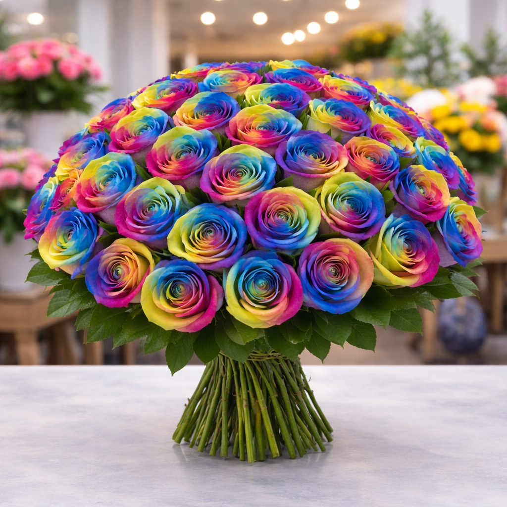 Rain Bow Roses