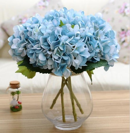 Blue Hydrangea in Vase