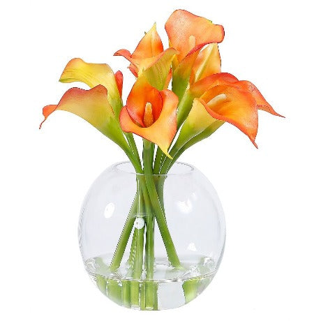 Orange Cala Lilies