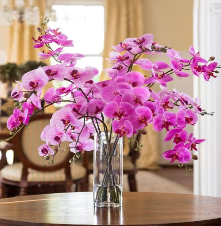 Joy Glory Dendrobium Orchids in Vase