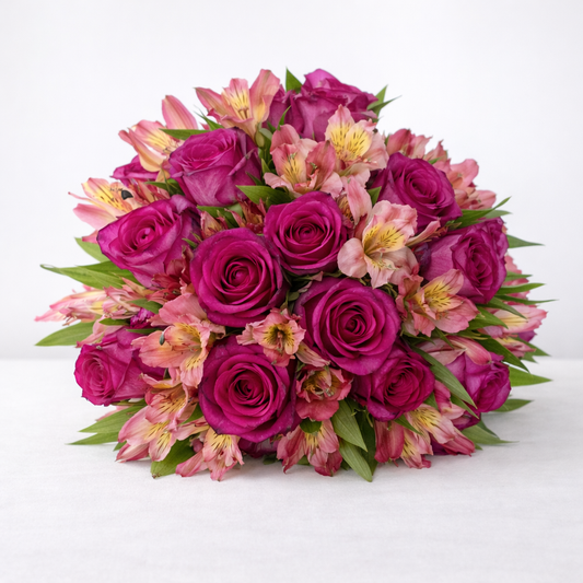 Rosy Flame Bouquet