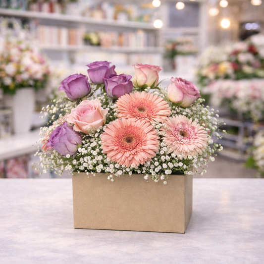 Delicate Bloom Basket
