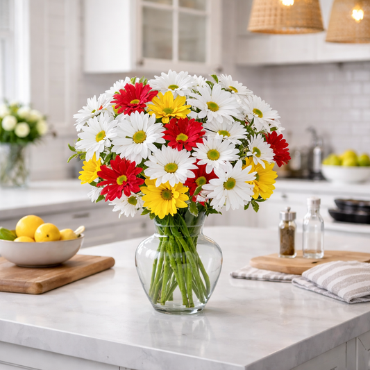 Fresh Colorful Daisy