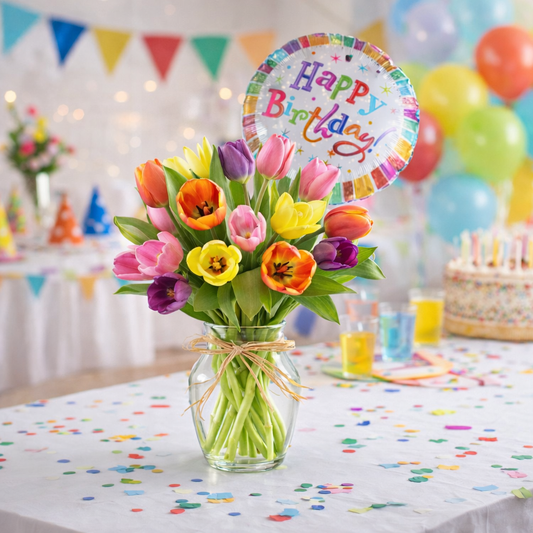 Happy Birthday Tulips