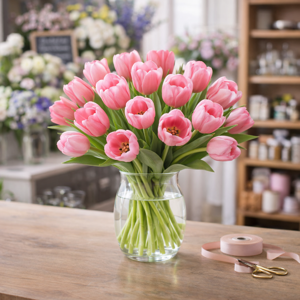 Precious Pink Tulips
