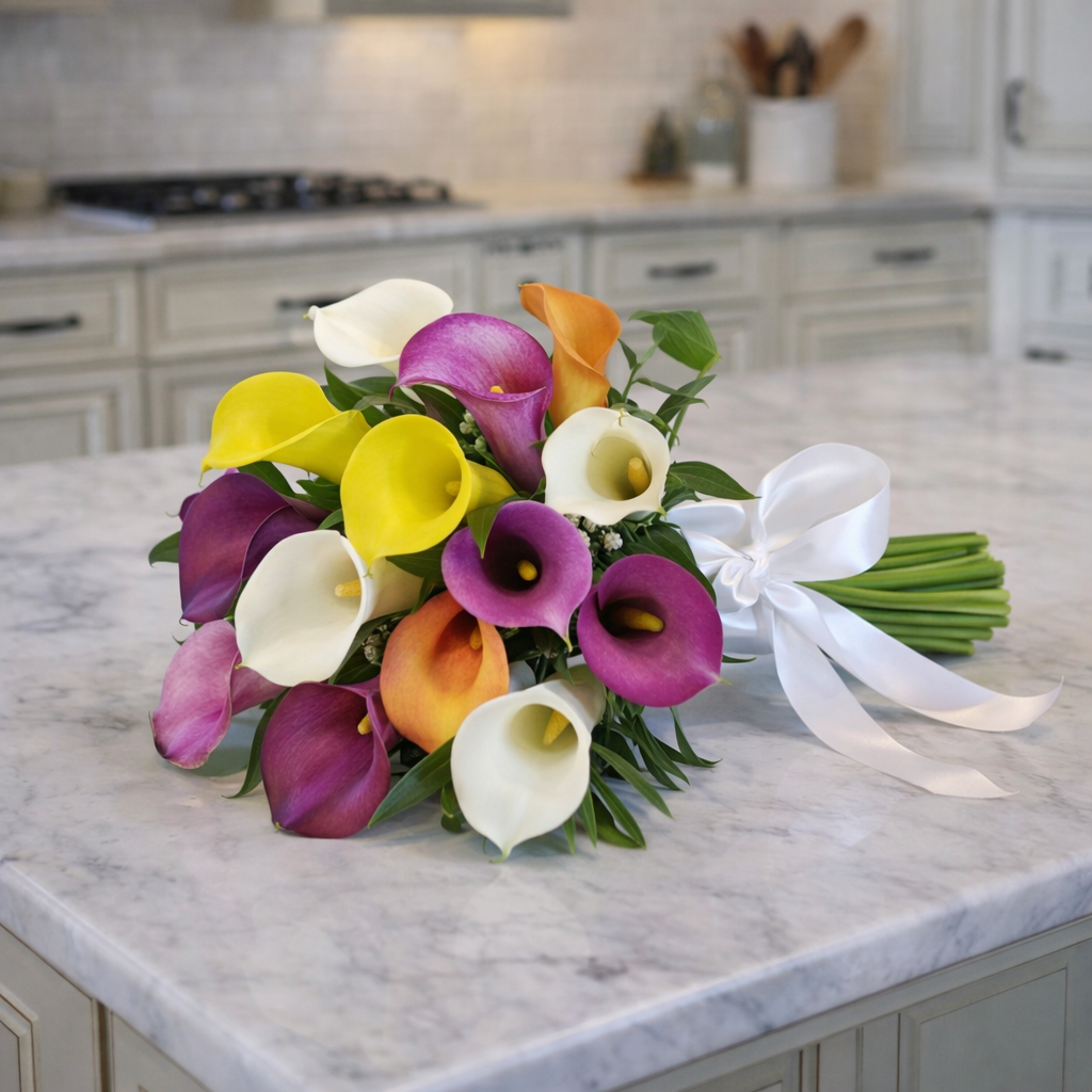 Mixed Color Cala Lily Bouquet