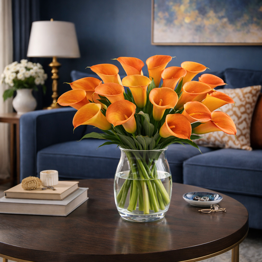 Orange Cala Lilies
