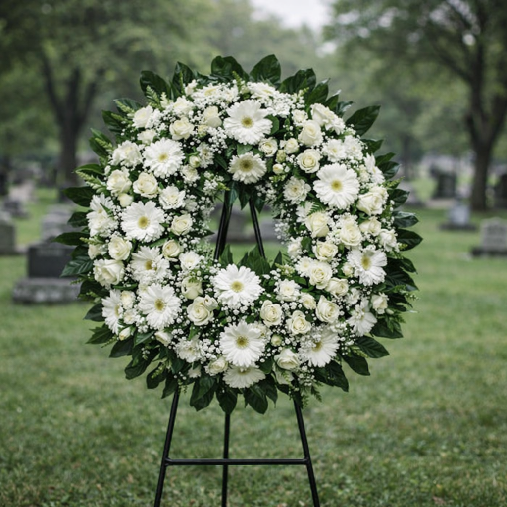 Rose & Gerbera wreath