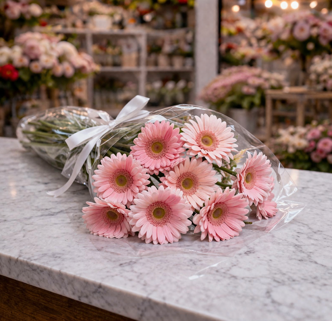 Pink Gerbera Daisies
