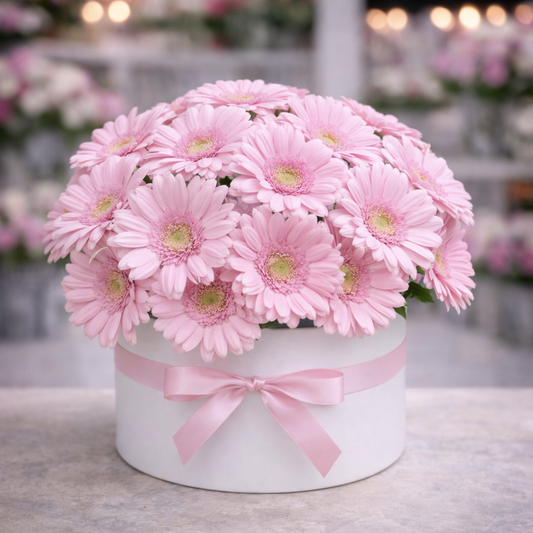 Pink Gerbera Box