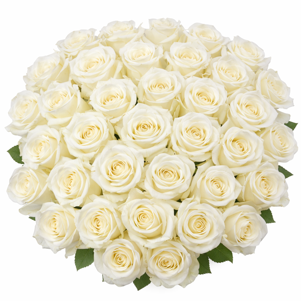 White Roses Bouquet