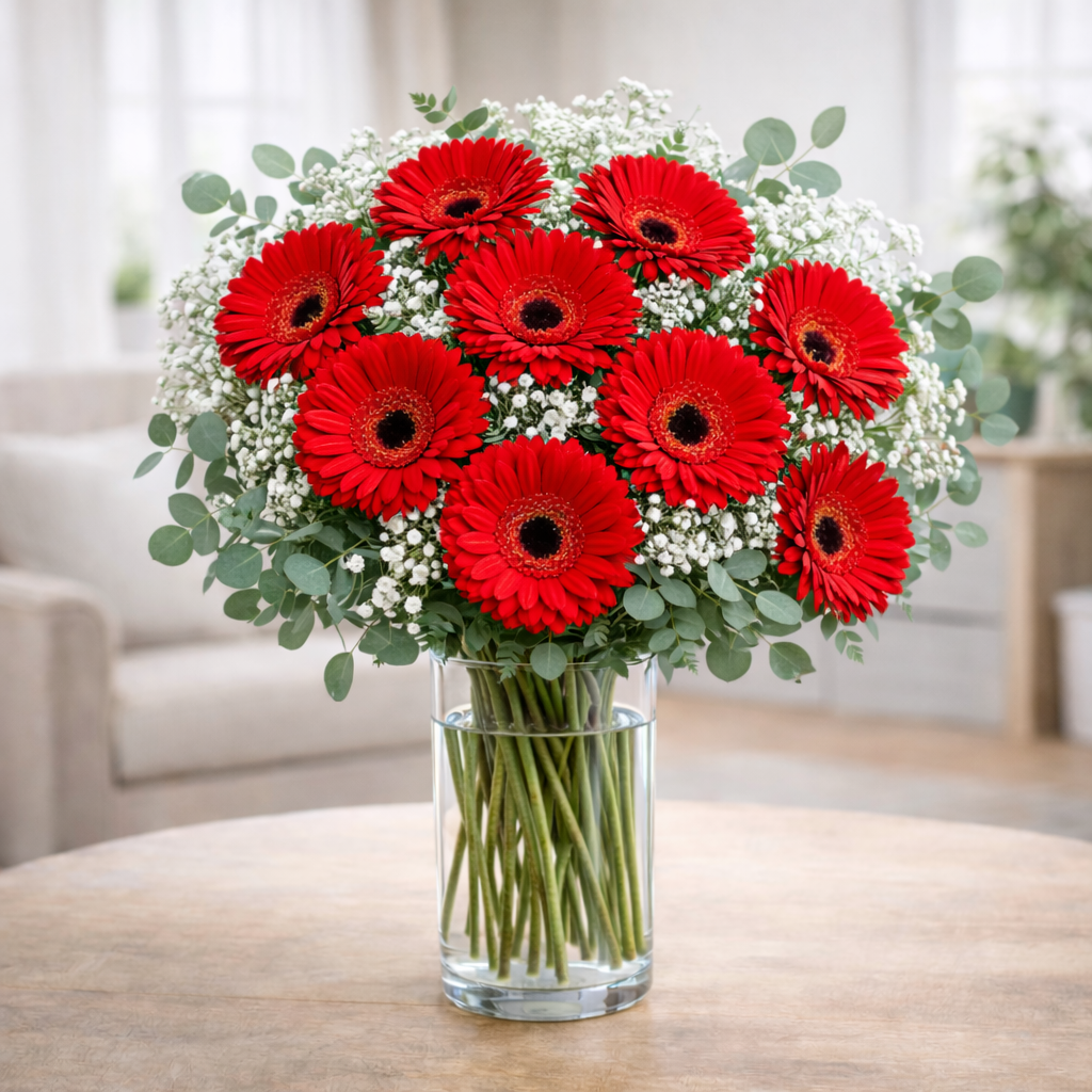 Red Gerbera Daisy