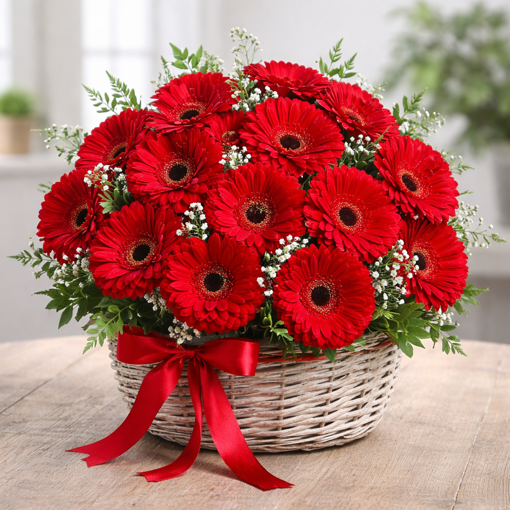 Red Gerbera Daisy