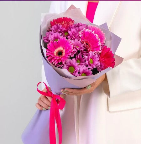 Pink Gerbera Daisies