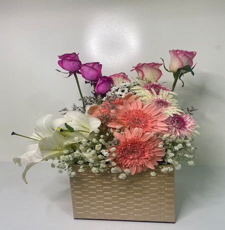 Delicate Bloom Basket