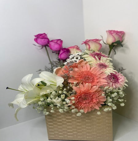 Delicate Bloom Basket